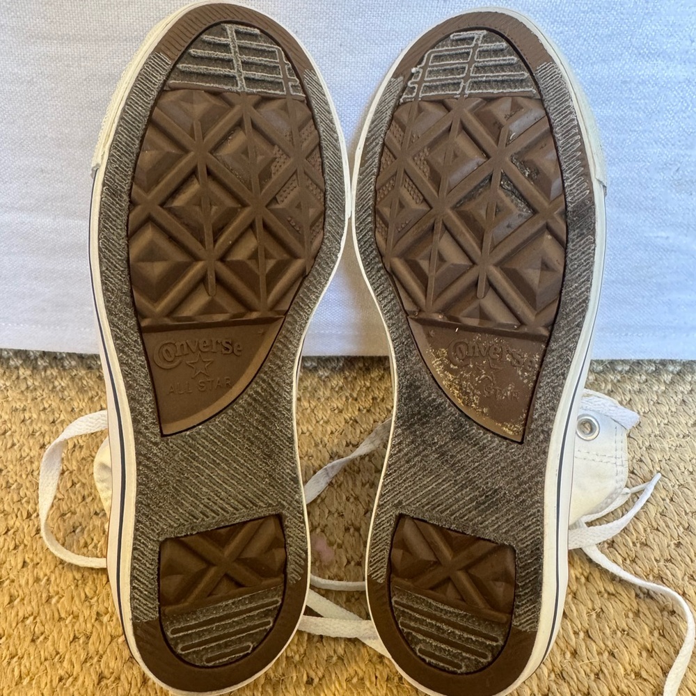 Chuck Taylor All Star Canvas UNISEX HIGH TOP SHOES. W7. See below - Picture 6 of 9
